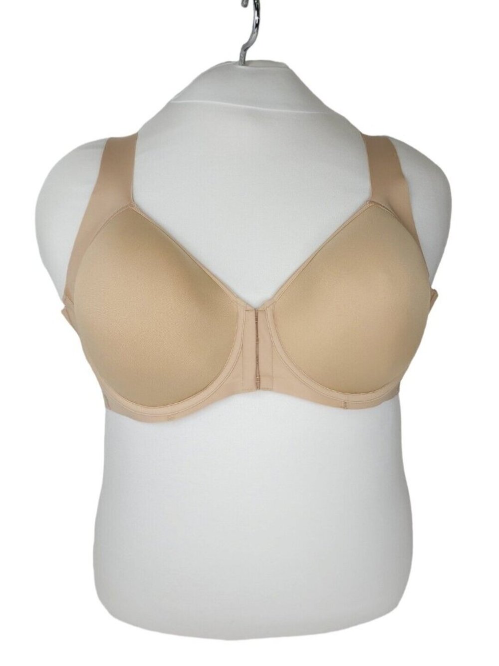 Bali One Smooth Underwire Bra U Posture Boost 42C EverSmooth Back DF3450 Beige